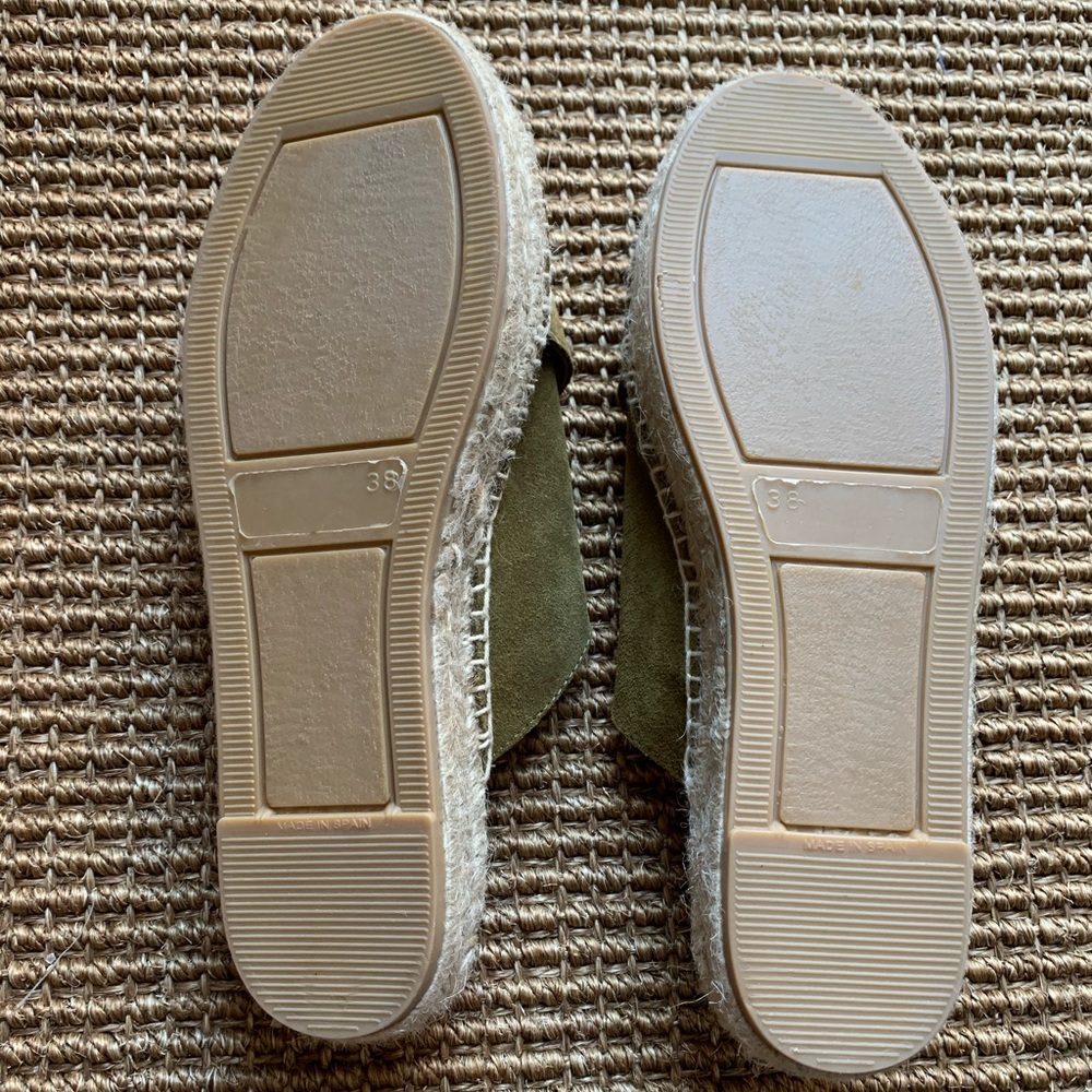 Suede espadrille green - Picture 4 of 4